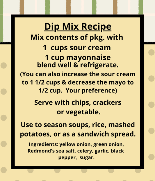 Onion Medley Seasoning Pack