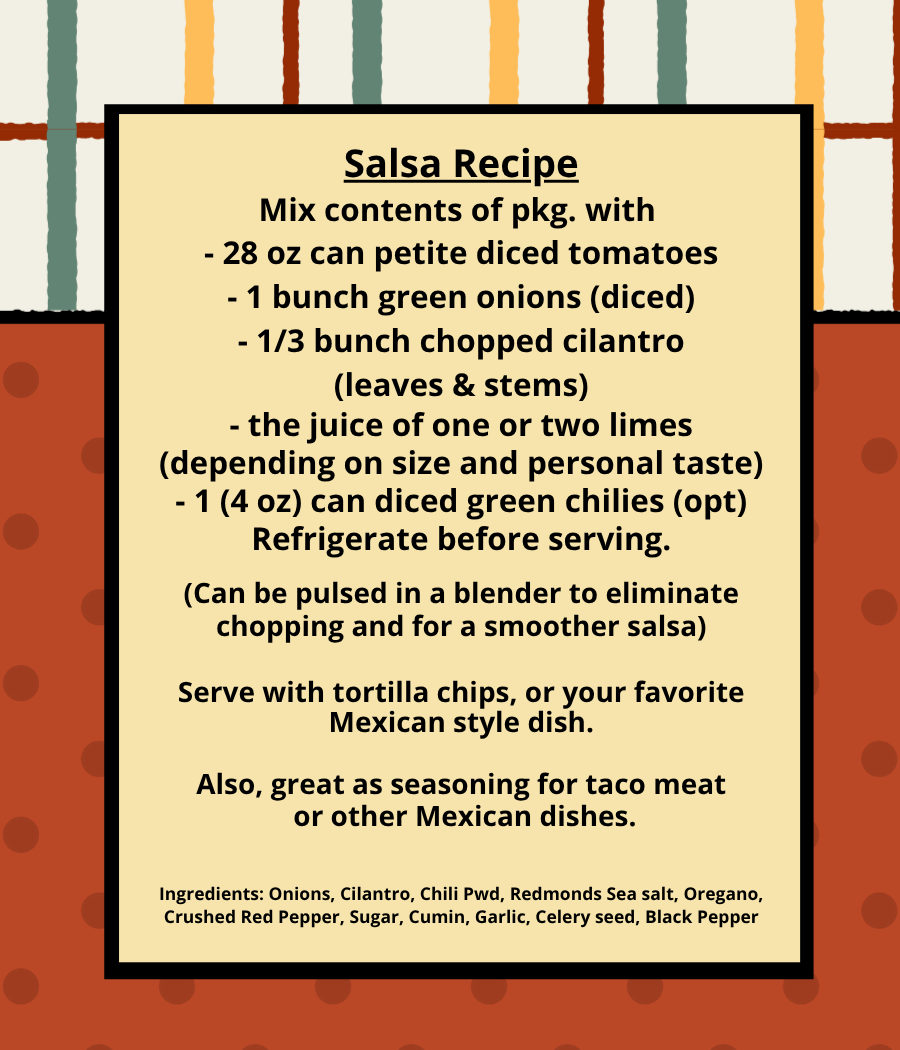 Salsa Sabrosa Seasoning Pack