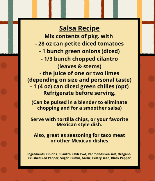 Salsa Sabrosa Seasoning Pack