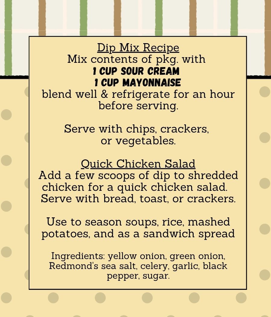 Onion Medley Seasoning Pack
